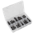 Sealey TCFT100AS Fir Tree Clip Assortment - Pack of 100