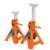 Sealey VS2002OR Ratchet Type Axle Stands (Pair) 2 Tonne Capacity per Stand - Orange