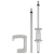 Sealey VS3817 Slide Hammer & G-Hook Set 3pc