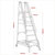 Sealey WS12 Warehouse Steps 12-Tread