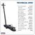 Viking YAJ15-30LE Long Reach/Low Profile Air Operated Telescopic Jack 15-30 Tonne