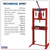 Sealey YK10ECF Hydraulic Floor Type Press 10 Tonne