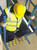Draper 65440 Heavy Duty Safety Grip Tape Roll, 18m x 50mm, Black and Yellow