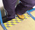 Draper 65440 Heavy Duty Safety Grip Tape Roll, 18m x 50mm, Black and Yellow