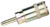 Draper 51412 1/4" Bore Vertex Air Line Coupling with Tailpiece (Sold Loose)