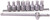 Draper 38329 Drain Plug Key Set, 3/8" Sq. Dr. (10 Piece)