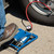 Draper 25996 Double Cylinder Foot Pump with Pressure Gauge
