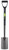 Draper 88792 Carbon Steel Border Spade