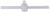 Draper Expert 16786 Satin Chrome Sliding T Bar, 1/4" Sq. Dr.