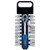 Draper 16376 Combined MM/AF Socket and Ratchet Set, 1/2" Sq. Dr. (20 Piece)