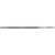 Draper 60249 Bastard Cut Round File, 12 x 200mm