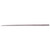Draper 63394 Three Square Second Cut Needle File (Box of 12)