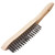 Draper Expert 31548 Heavy Duty 3 Row Wire Scratch Brush, 310mm