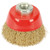 Draper 41443 Brassed Steel Crimped Wire Cup Brush, 65mm, M14