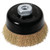 Draper Expert 52637 Brassed Steel Crimped Wire Cup Brush, 100mm, M14