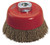 Draper Expert 52637 Brassed Steel Crimped Wire Cup Brush, 100mm, M14
