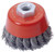 Draper Expert 52631 Steel Twist Knot Wire Cup Brush, 60mm, M14