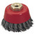 Draper Expert 52630 Steel Twist-Knot Wire Cup Brush, 60mm, M10