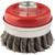 Draper 41447 Steel Twist-Knot Wire Cup Brush, 65mm, M14