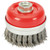 Draper 41449 Steel Twist-Knot Wire Cup Brush, 75mm, M14