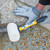 Draper Expert 09119 Non-Marking Rubber Head Mallet with Fibreglass Shaft, 680g/24oz