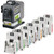 Laserliner 32168 036.380-1 PowerPlane-Laser 3G Multi-18V Three-Dimensional Green Laser Kit with 7 Power Adaptors