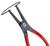 KNIPEX 75090 49 11 A2 SB Precision Circlip Pliers For External Circlips On Shafts, 180mm