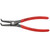 KNIPEX 75096 49 21 A31 90° External Straight Tip Circlip Pliers, 210mm