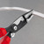 KNIPEX 24376 13 92 200 Pliers for Electrical Installation with multi-component grips black atramentized, 200mm