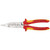 KNIPEX 31460 13 86 200 Pliers for Electrical Installation Insulated with Multi-Component Grips, VDE-Tested Chrome-Plated, 200mm