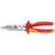 KNIPEX 31460 13 86 200 Pliers for Electrical Installation Insulated with Multi-Component Grips, VDE-Tested Chrome-Plated, 200mm