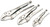 Draper 14040 Curved Jaw Self Grip Pliers Set (3 Piece)