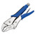 Draper 89124 Soft Grip Curved Jaw Self Grip Pliers, 220mm