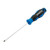 Draper 48920 Soft Grip Plain Slot Screwdriver, 3.2 x 100mm