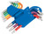 Draper Expert 66135 TX-STAR® Metric Coloured Short Arm Key Set (9 Piece)
