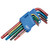 Draper 24122 TX-STAR® Security Coloured Hex. Key Set (9 Piece)