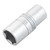 Draper Expert 22459 Metric Deep Socket, 1/2" Sq. Dr., Micro Satin Chrome, 25mm