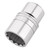 Draper Expert 22427 Metric Deep Socket, 1/2" Sq. Dr., Polished Chrome, 36mm