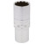 Draper Expert 33802 HI-TORQ® 12 Point Deep Socket, 1/2" Sq. Dr., 24mm