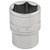 Draper Expert 16613 6 Point Metric Socket, 1/2" Sq. Dr., 22mm