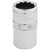 Draper Expert 33136 HI-TORQ® 12 Point Socket, 1/2" Sq. Dr., 15mm