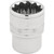 Draper Expert 33368 HI-TORQ® 12 Point Socket, 1/2" Sq. Dr., 22mm