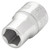 Elora 15224 Hexagon Socket, 3/8" Sq. Dr., 10mm