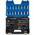 Draper Expert 16448 MM/AF Combined Socket Set, 1/4" Sq. Dr. (75 Piece)