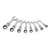 Draper 27982 HI-TORQ® Metric Stubby Flexible Head Ratchet Combination Spanner Set, 10 - 19mm (8 Piece)