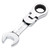 Draper 27973 HI-TORQ® Metric Stubby Flexible Head Ratchet Combination Spanner, 15mm
