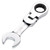 Draper 27979 HI-TORQ® Metric Stubby Flexible Head Ratchet Combination Spanner, 18mm