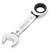 Draper 27909 HI-TORQ® Metric Stubby Ratchet Combination Spanner, 15mm