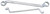 Elora 05666 Deep Crank Imperial Ring Spanner, 1/4 x 5/16"
