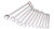 Elora 03090 Long Metric Combination Spanner Set (12 Piece)